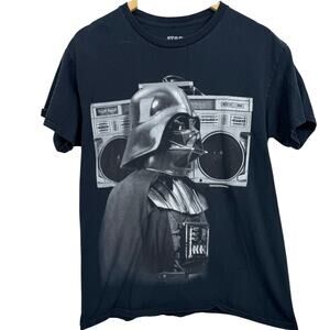 5 for $25| Mad Engine Star Wars Darth Vader Boombox 2014 Black Graphic Tee